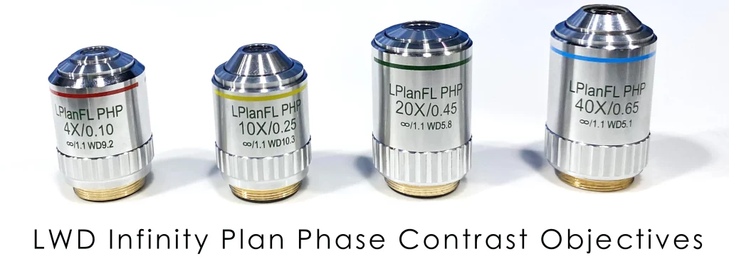 LWD Infinity Plan Phase Contrast Objectives