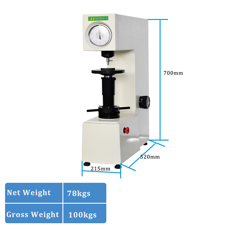 HR-150DT Motorized Rockwell Hardness Tester 3