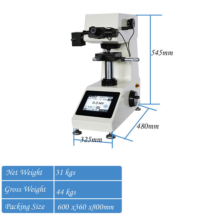 MHV-1000Z Digital Micro Vickers Hardness Tester 7