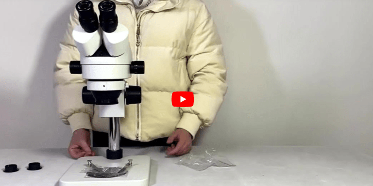 How to Install Stereo Microscope XTL7045-B1 Chongqing Scope