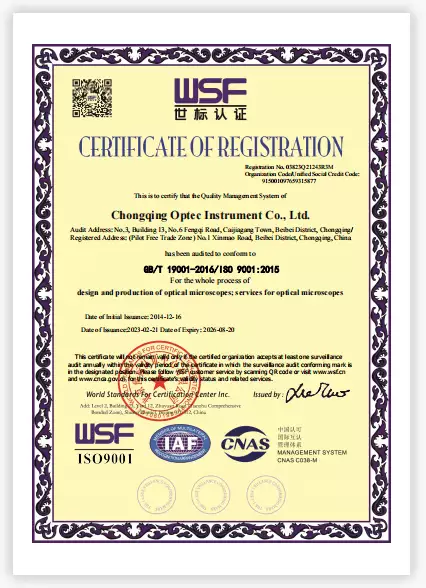scopelab certificate