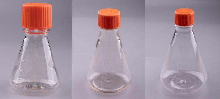 Erlenmeyer Flasks with Screw Caps