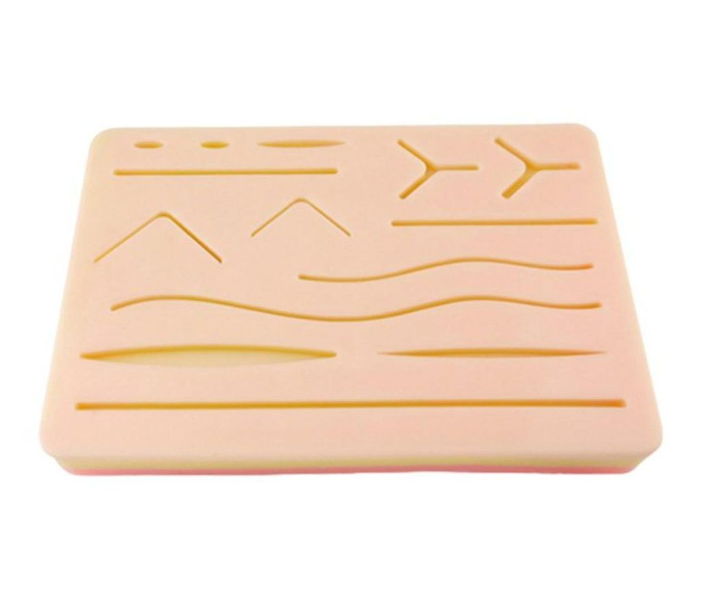 Skin muscle suture training module