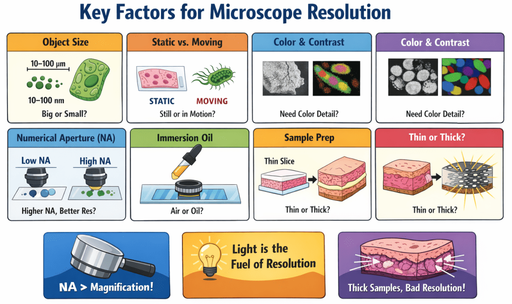 Stop Chasing Magnification: What Resolution Do I Need for Microscopy?