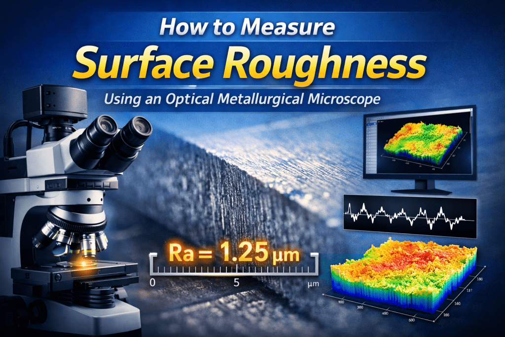 How to Measure Surface Roughness Using an Optical Metallurgical Microscope？