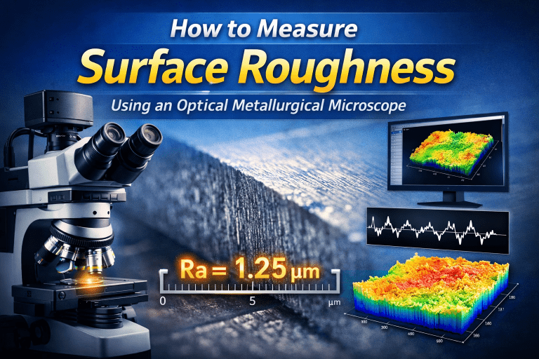 How to Measure Surface Roughness Using an Optical Metallurgical Microscope？
