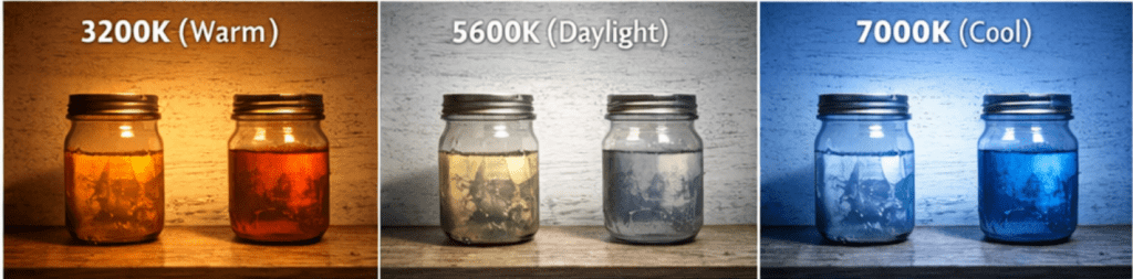 What Color Temperature (K) Is Best for Biological Sample Photography?